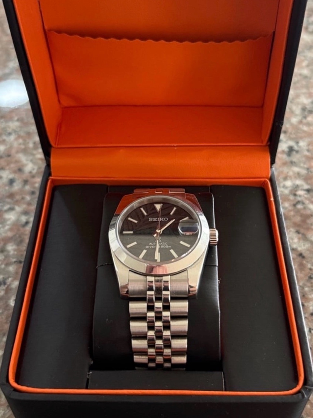 Seiko Mod Rolex Datejust Style